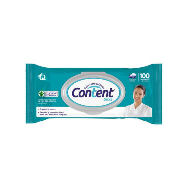 TOALLITA CONTENT ULTRA 100U ALOE